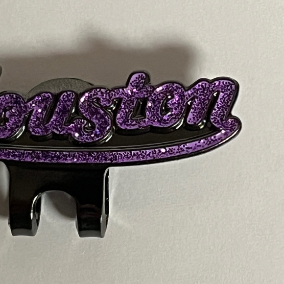 Houston Astros Blip Hat Pin Pins Purple Glitter Hats Bag Baseball Fitted New Era - Picture 3 of 7